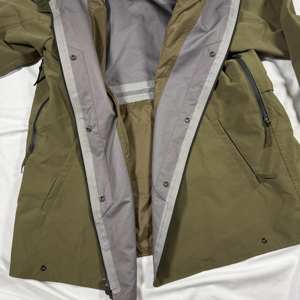 Filson Men's Size XL Green Nylon Vented Rain Liner Soft Shell Jacket NO HOOD - Picture 14 of 16